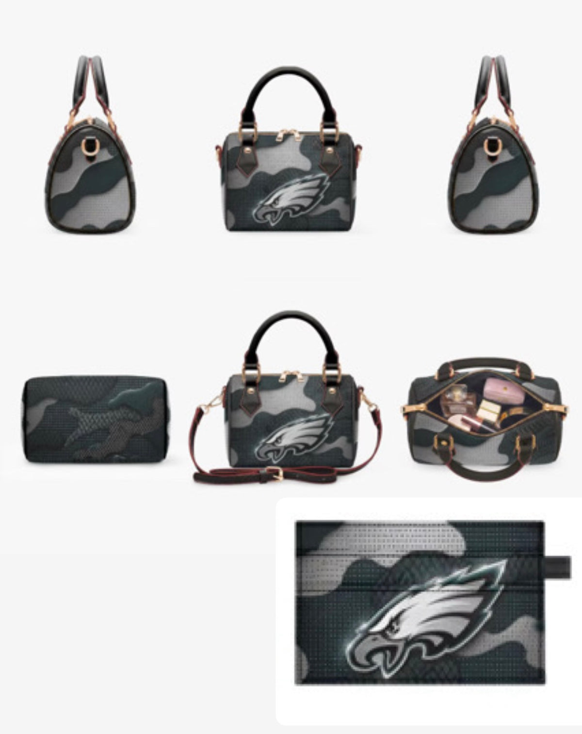 Eagles Pillow Bag w/ Card Holder